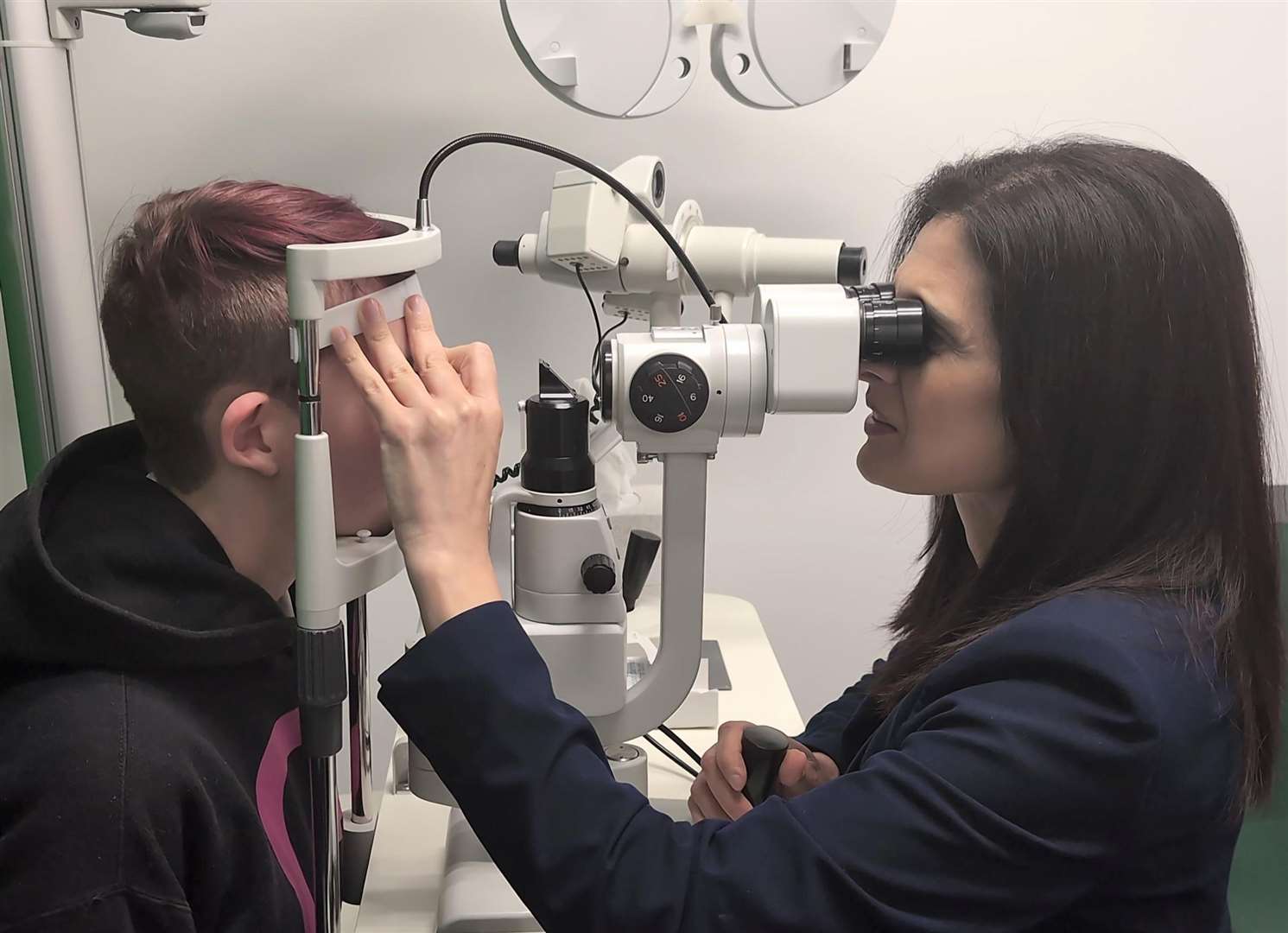 Someone getting an eye test at Specsavers in Tonbridge. Picture: Specsavers