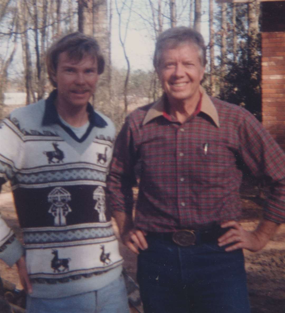 George Meegan, from Rainham, even met former US president Jimmy Carter during his epic voyage across the Americas. Photo: Family release