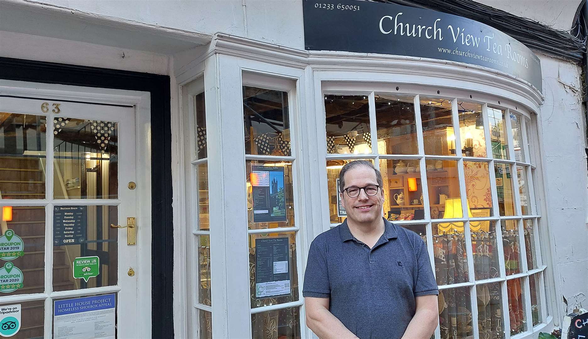 Trevor Cook has run the tearoom for eight years