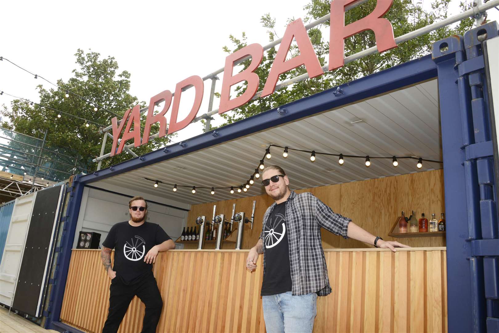 Yard Bar managers Quinn Martin-Preston and Martin Sammut.Picture: Paul Amos. (15071202)