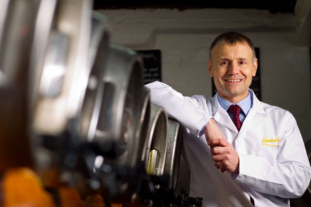 Shepherd Neame head brewer Richard Frost