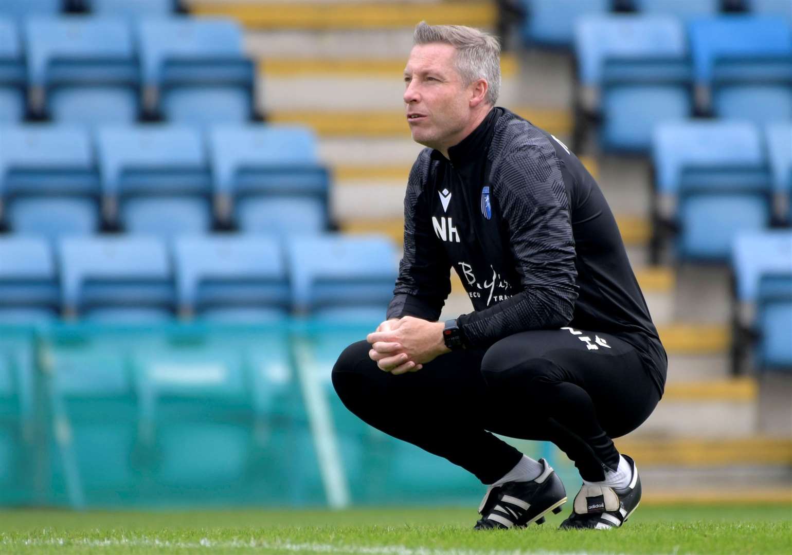 Manager Neil Harris wasn’t happy with some of his senior players at Grimsby Picture: Barry Goodwin