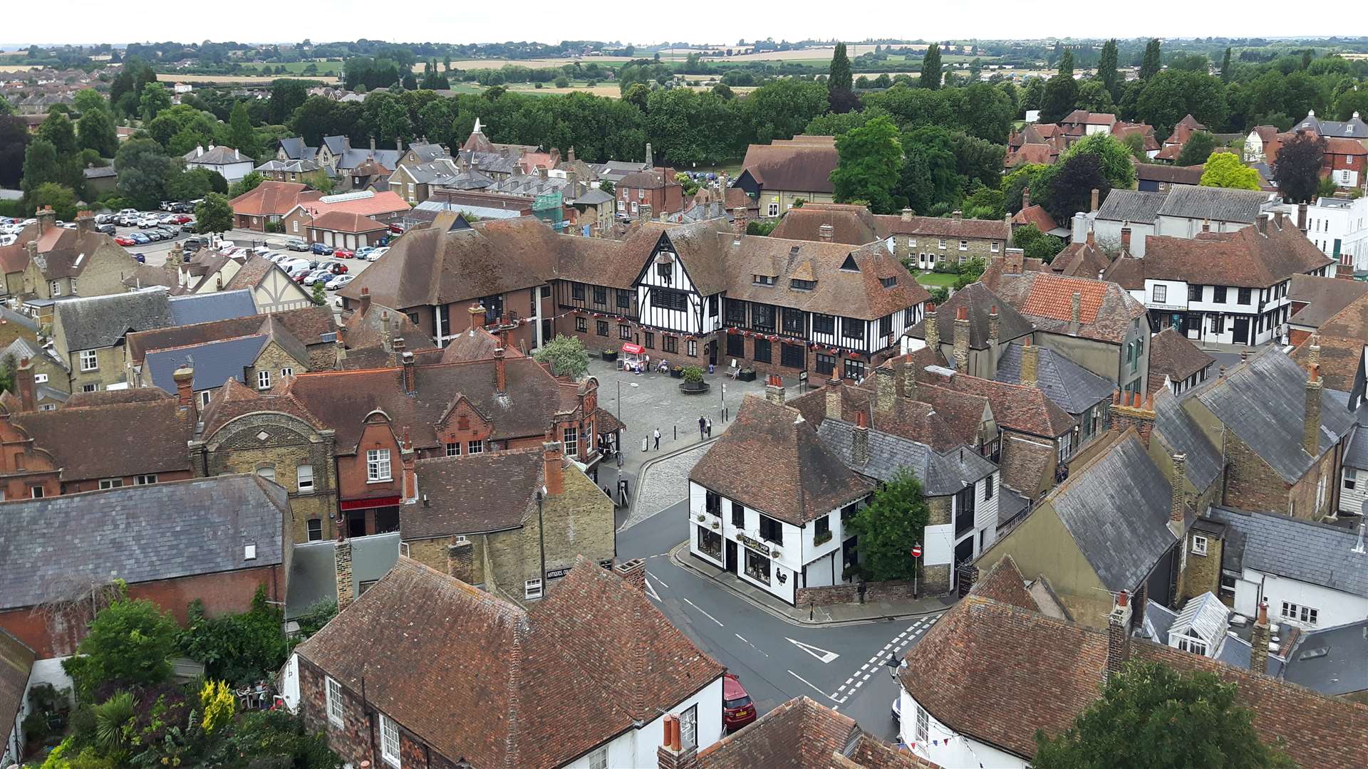 The spectacular view of The Guildhall