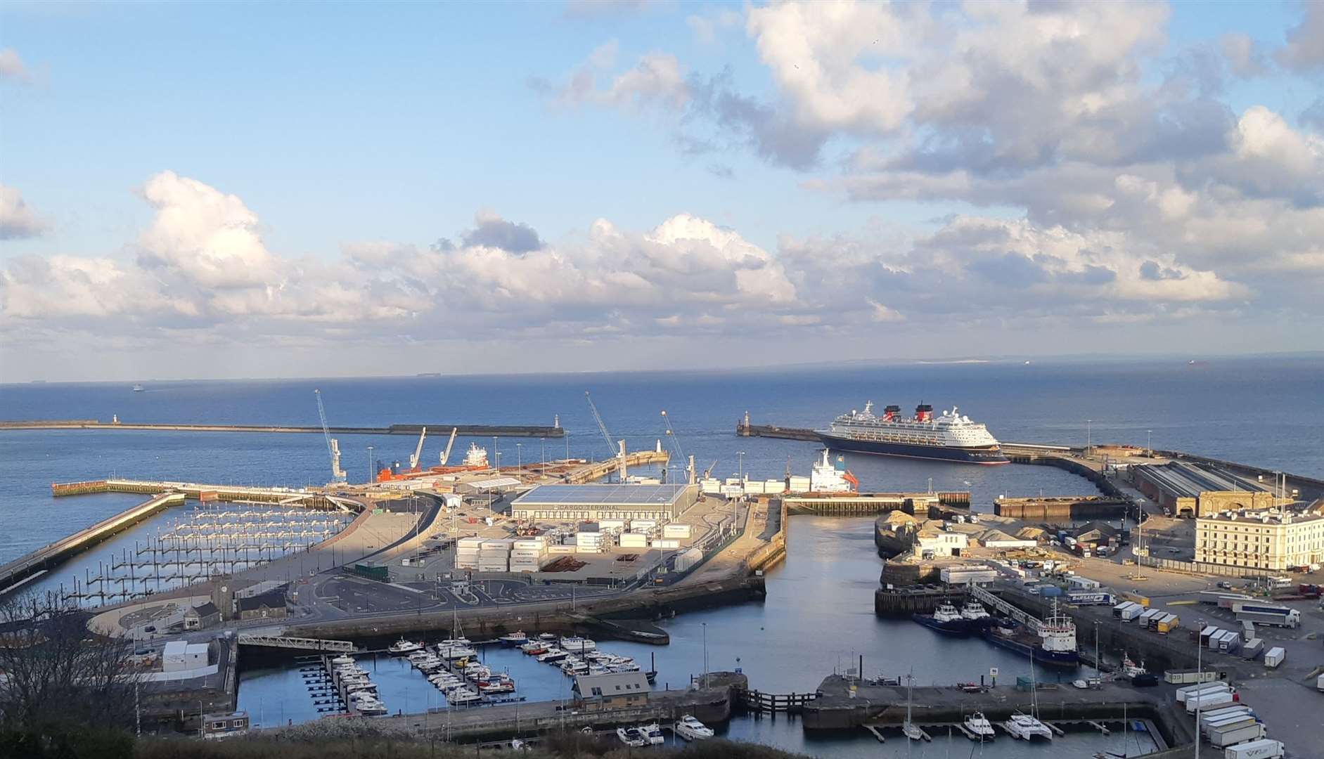 The redeveloping Western Docks, part of Dover Harbour Board's land. Library picture: Sam Lennon KMG