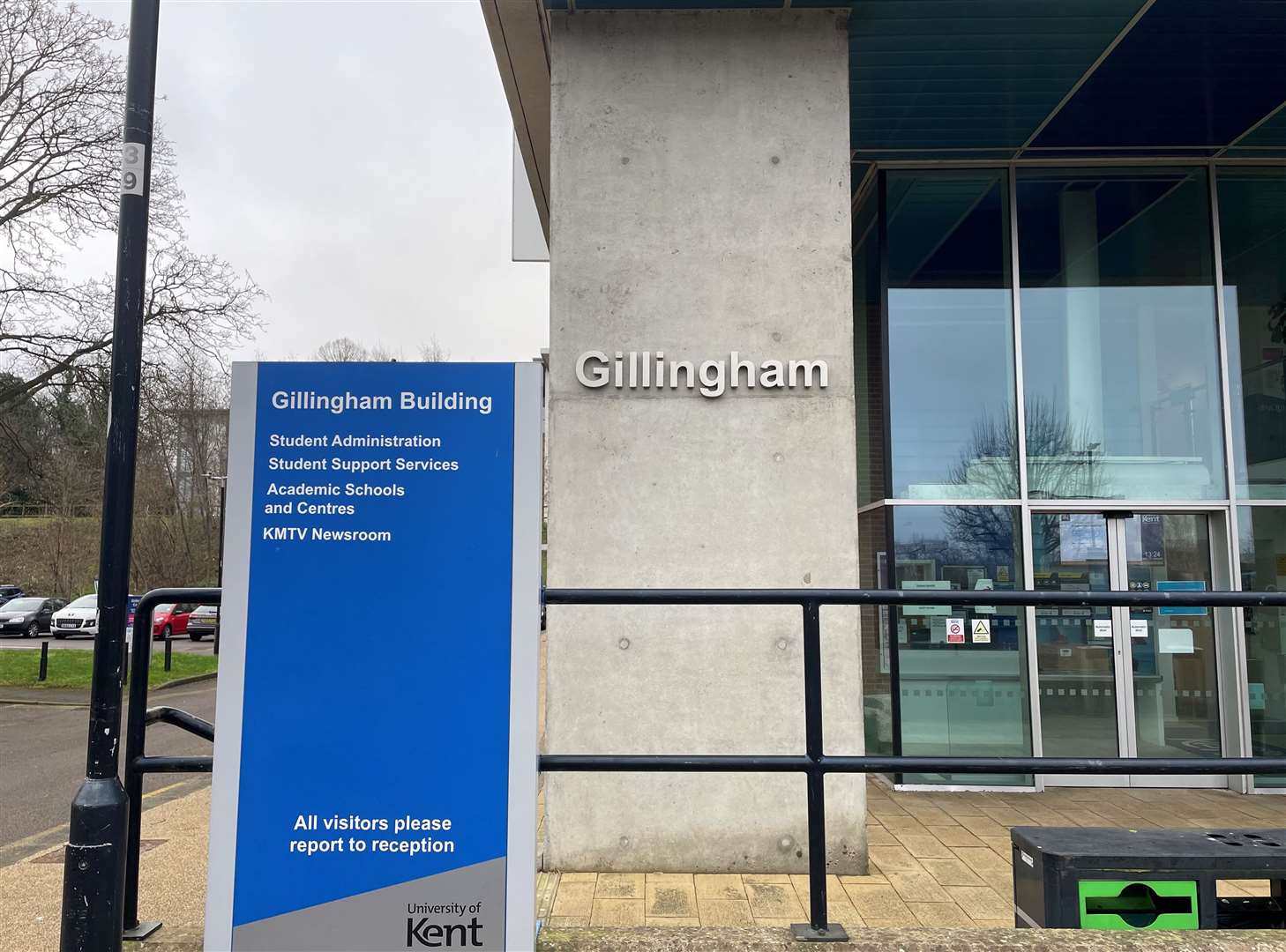 Gillingham Building at the University of Kent, in Chatham. Stock picture