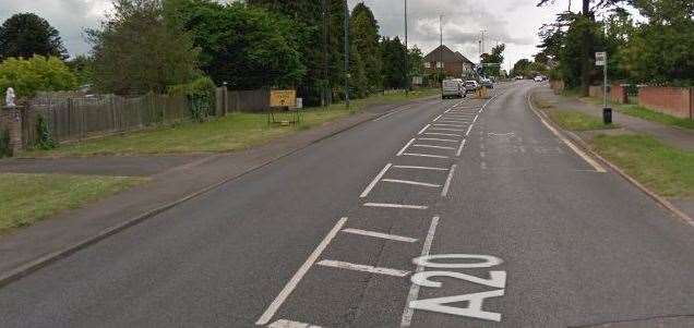 The first robbery took place in a hotel car park along Ashford Road, Bearsted