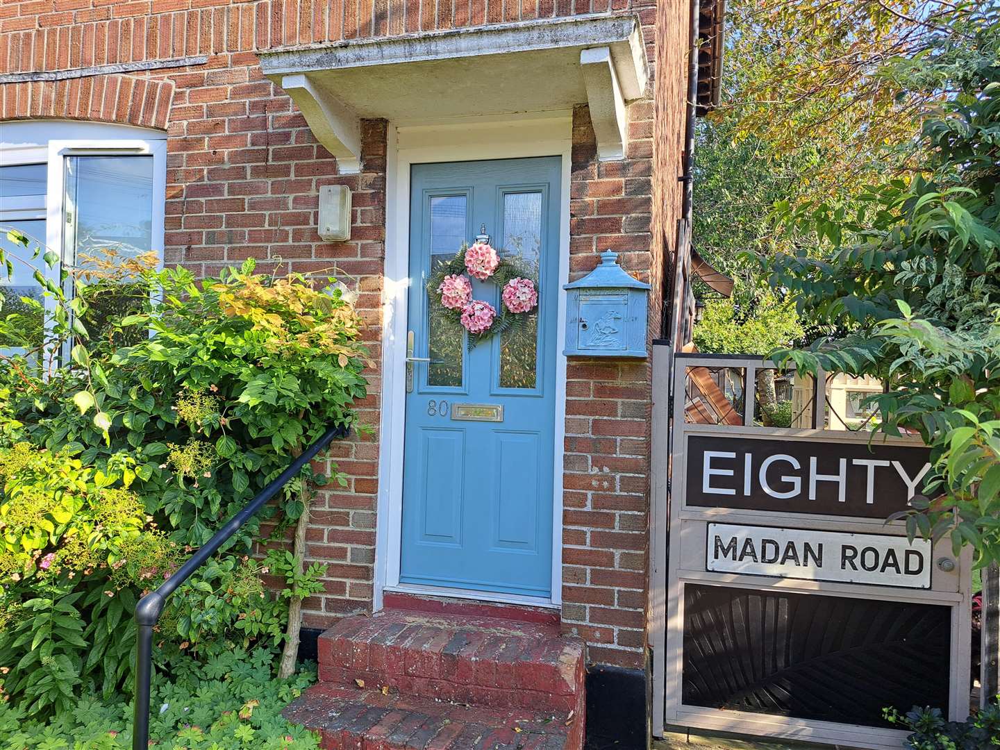 The house at 80 Madan Road where George Blake lived. He was killed by the V2 rocket at Westerham