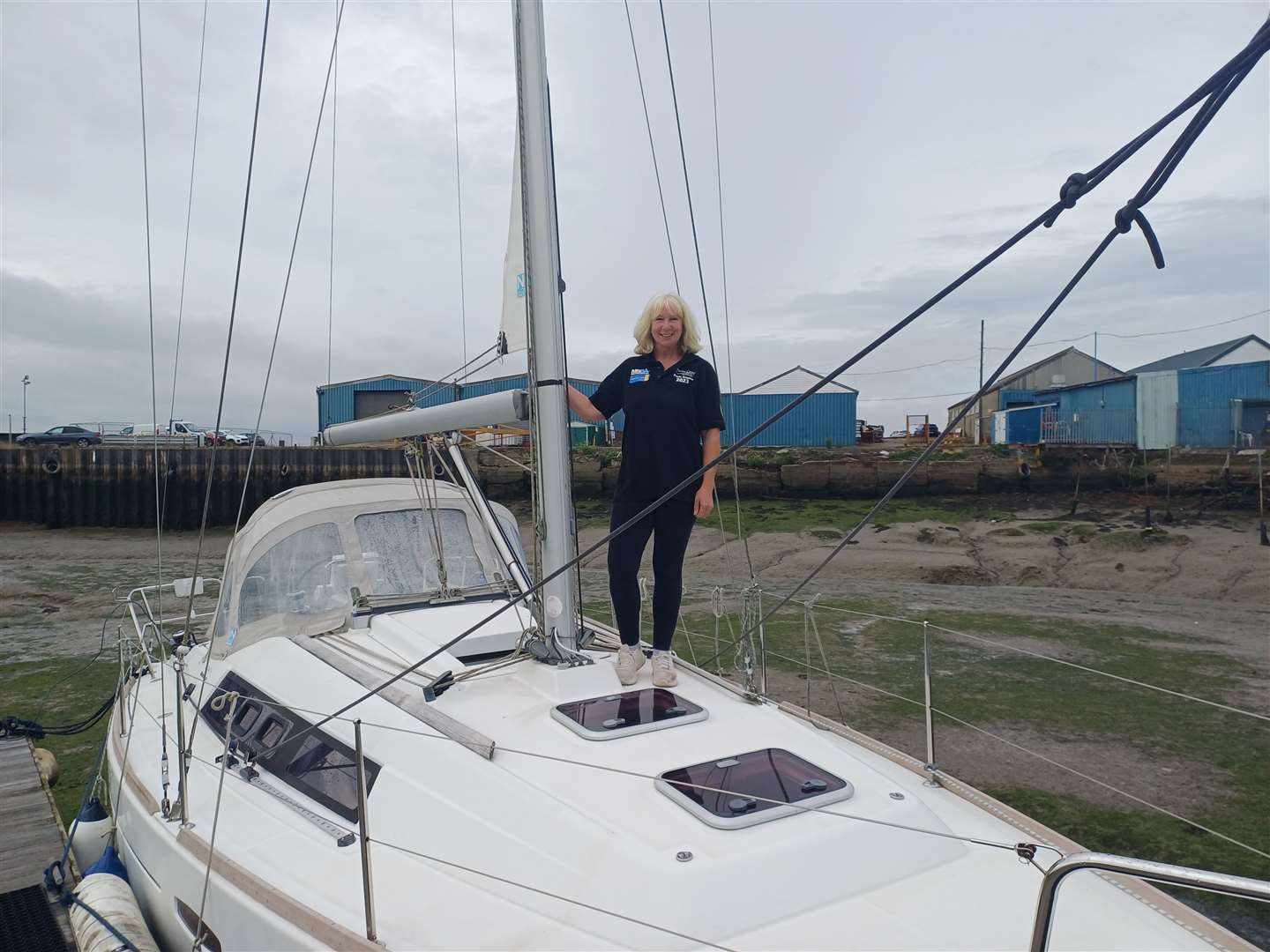 Jo Fray, from Sheppey, sailed around Great Britain single-handedly on her boat