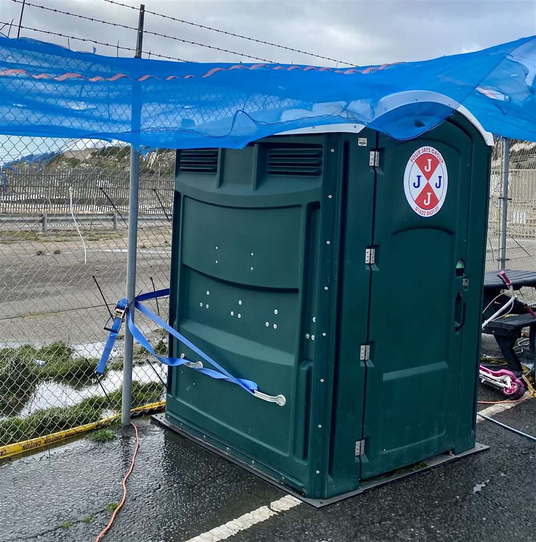 A councillor has claimed portable toilets are being left unemptied