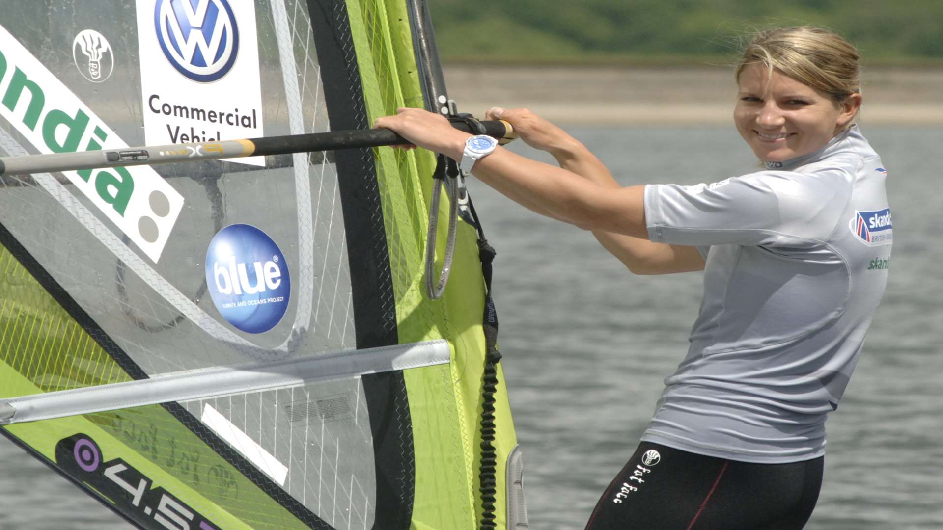 Windsurfer Bryony Shaw from Tunbridge Wells Picture: John Wardley