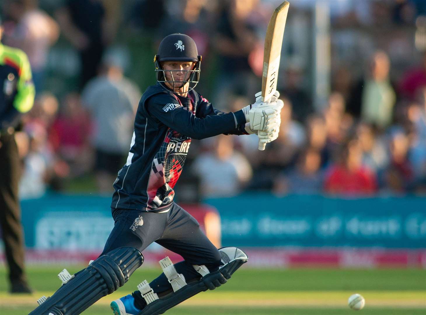 Robinson shared a 97-run stand with Jordan Cox who scored a half-century himself. Picture: Ady Kerry