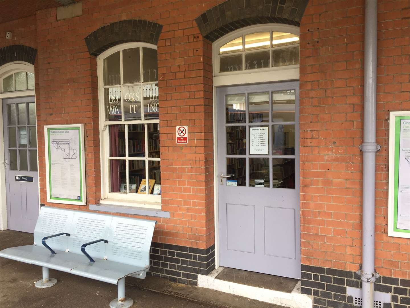 Books in Waiting at Whitstable railway station