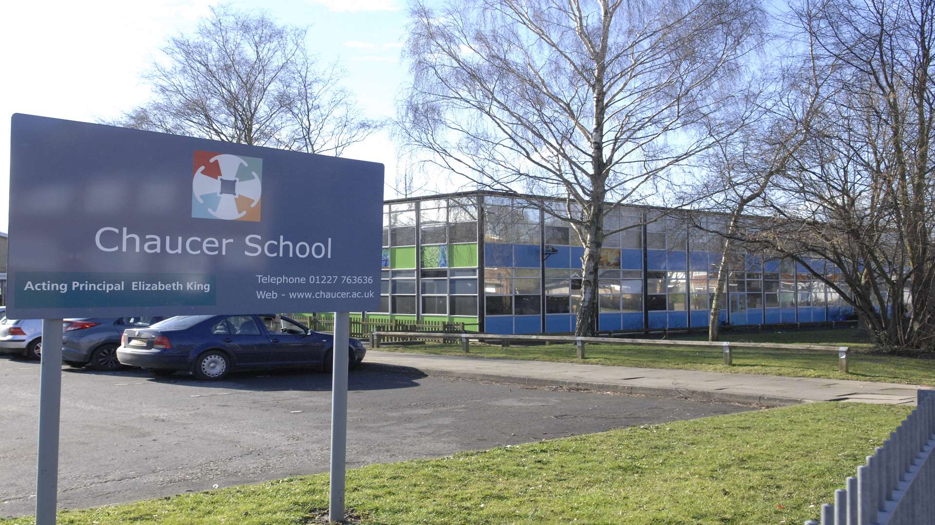 The former Chaucer Technology School in Canterbury