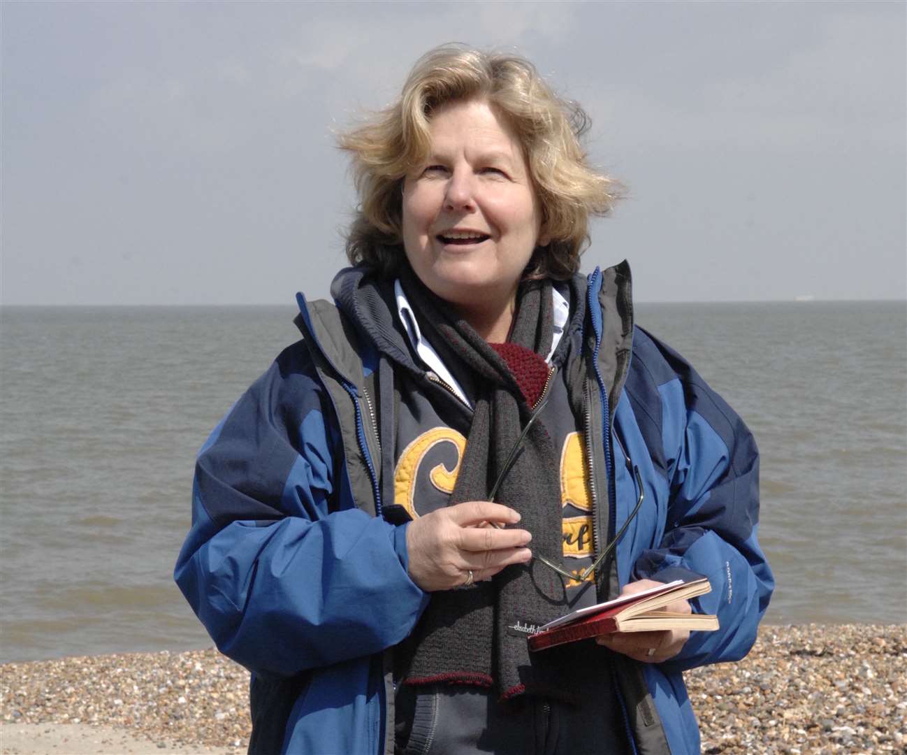 Sandi at the naming ceremony for two yachts in Herne Bay. Picture: Chris Davey