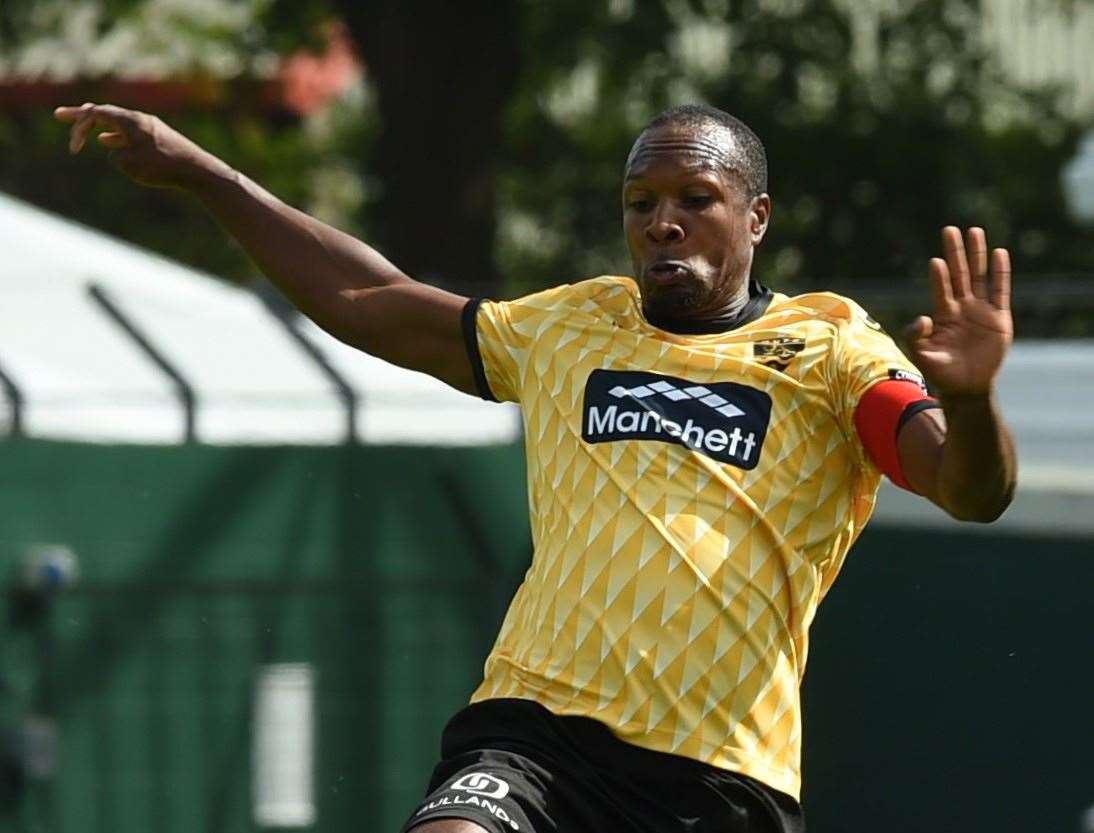 Maidstone United captain Gavin Hoyte. Picture: Steve Terrell