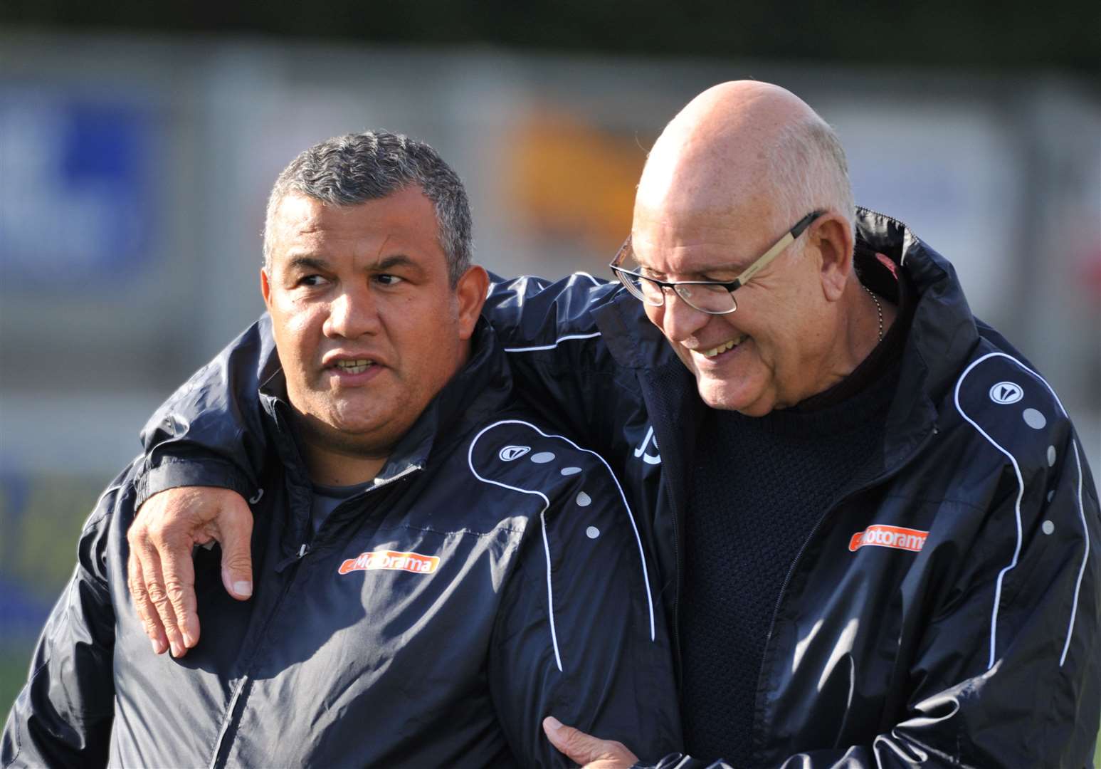 Hakan Hayrettin and John Still take Maidstone to Blackpool on Sunday Picture: Steve Terrell