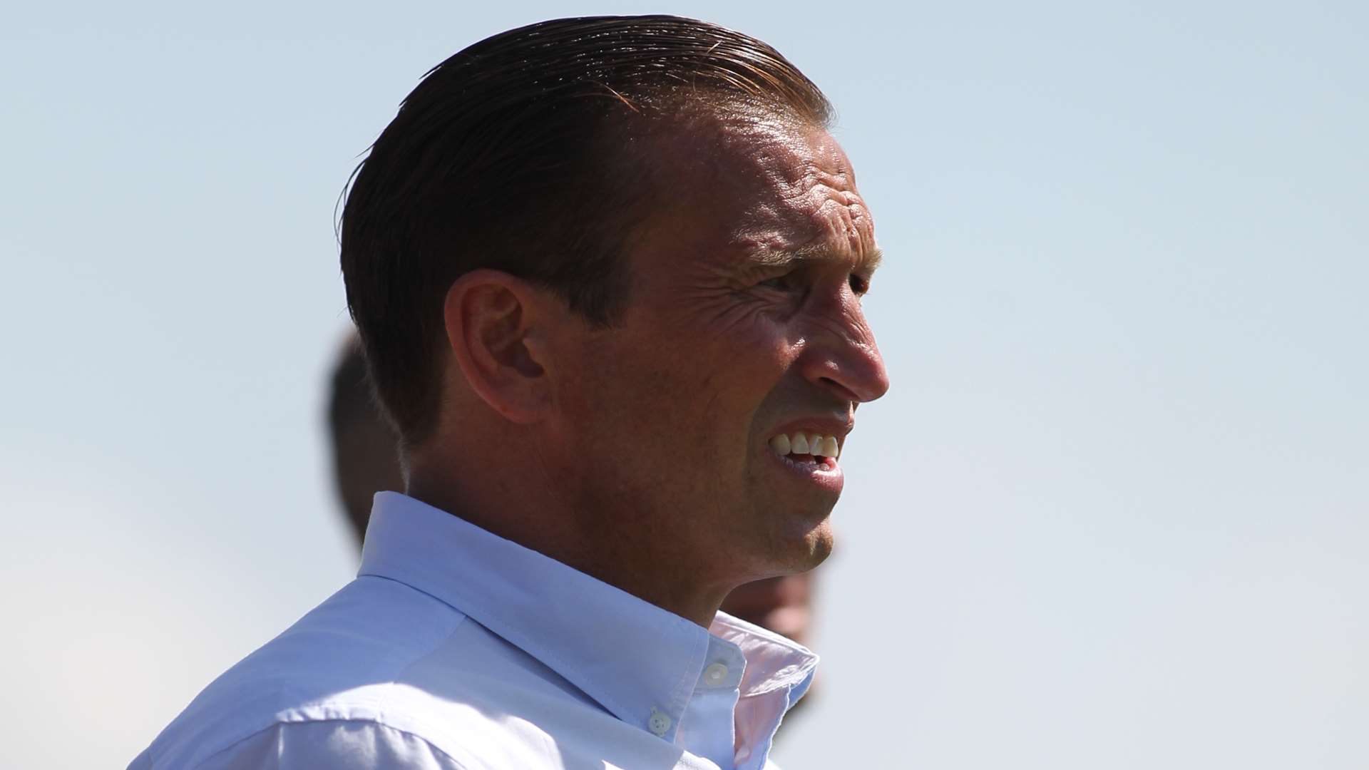 Gills boss Justin Edinburgh. Picture: John Westhrop