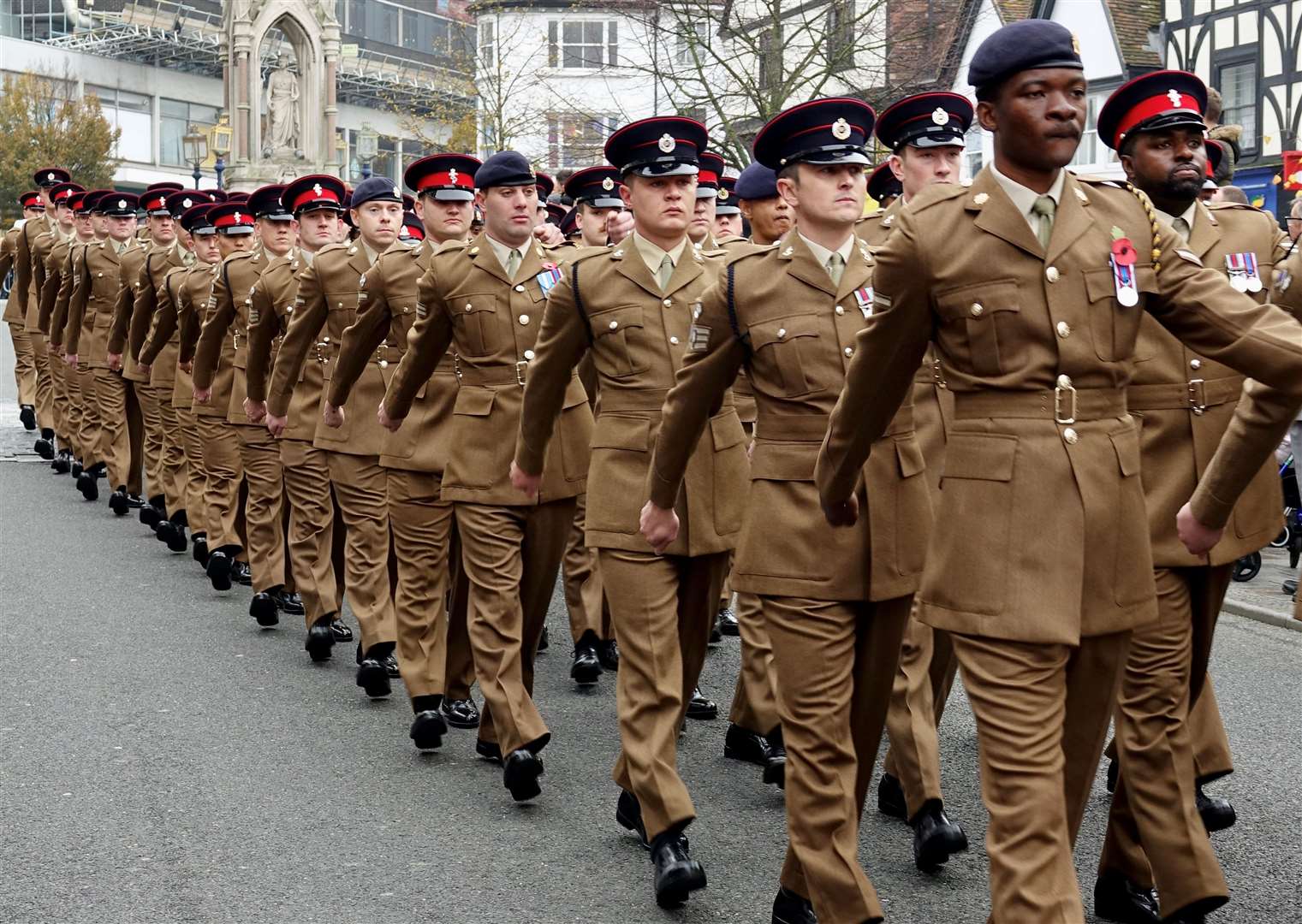 There are lots of local parades featuring cadets and youth groups from the community. Picture: Maidstone Borough Council