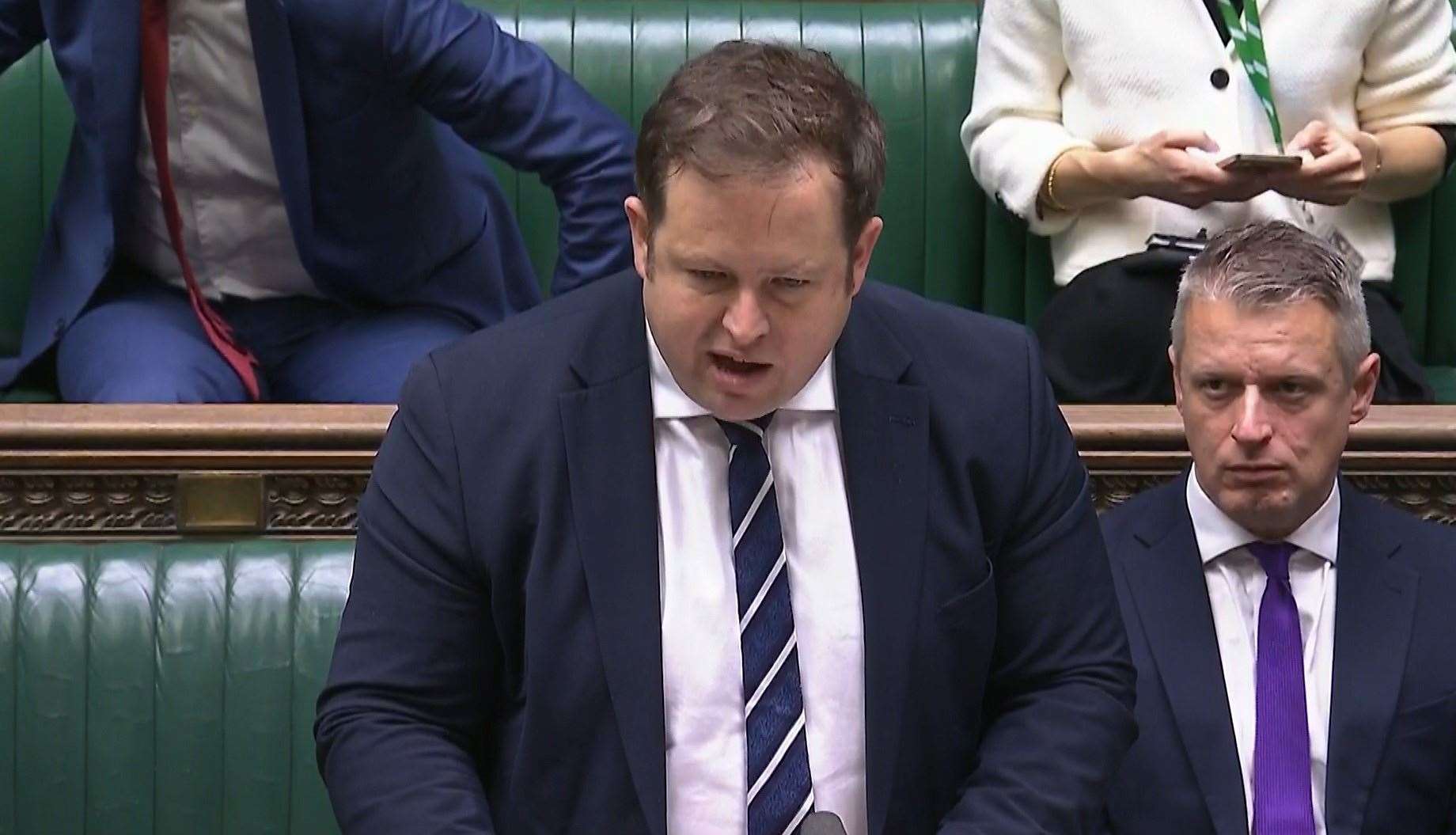 Foreign Office minister Stephen Doughty said the base on Diego Garcia played ‘a critical role in countering an array of threats’ (House of Commons/UK Parliament/PA)