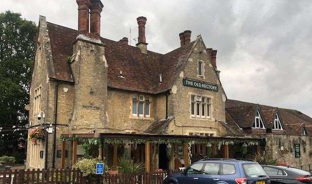 The Old Rectory in Leybourne, near West Malling, sits well back from the road and there is very little traffic noise to disturb you if you choose to sit outside