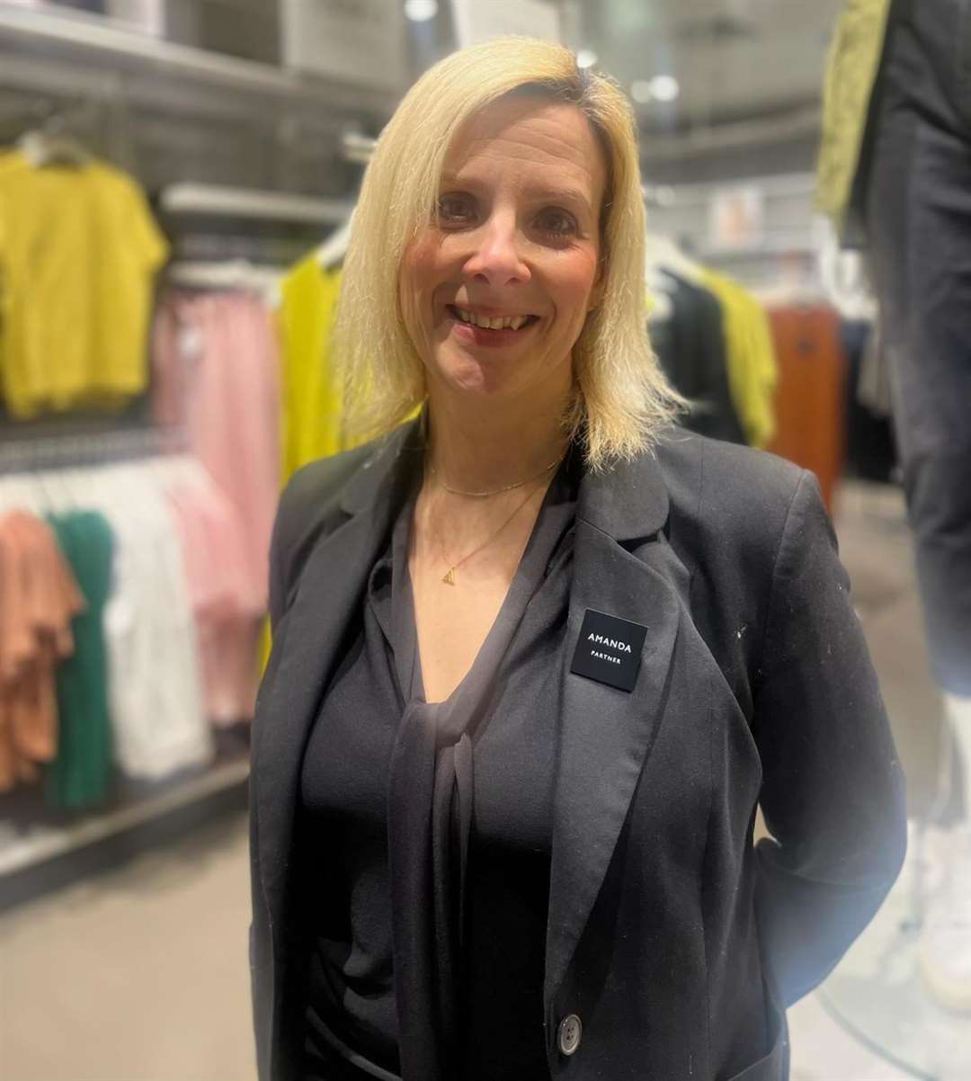 Amanda Harper has worked at John Lewis in Bluewater for 25 years. Photo credit: Amanda Harper