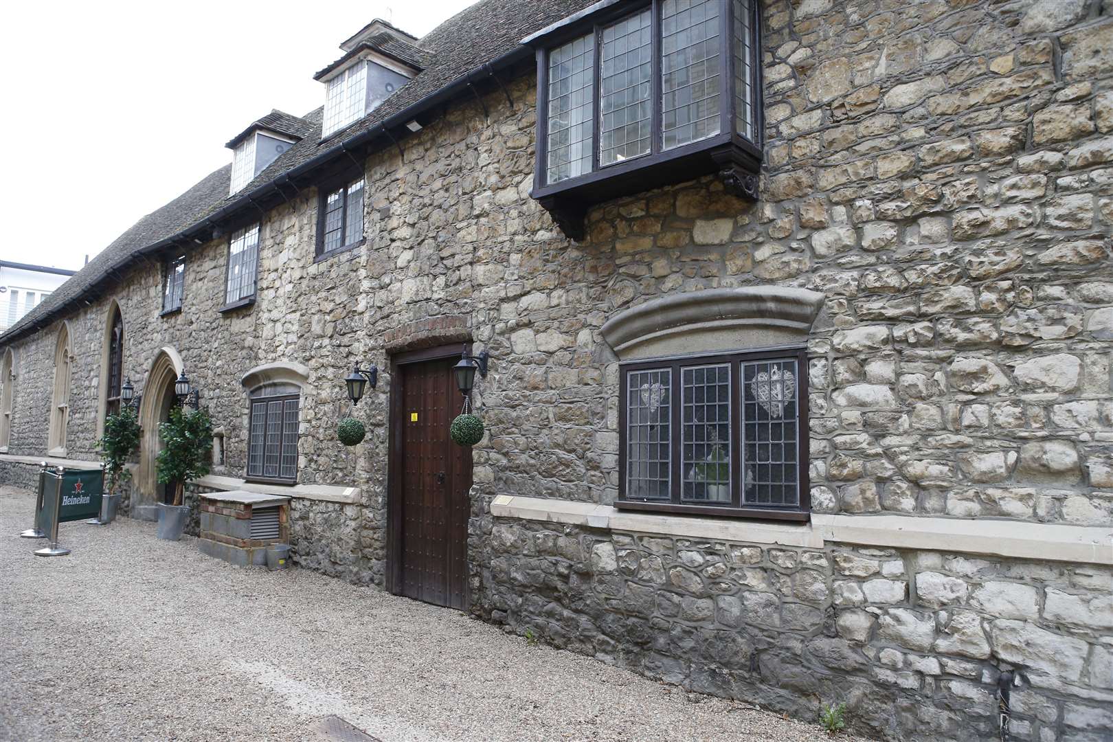 Open day at medieval banqueting hall, now a party or wedding venue in 2017