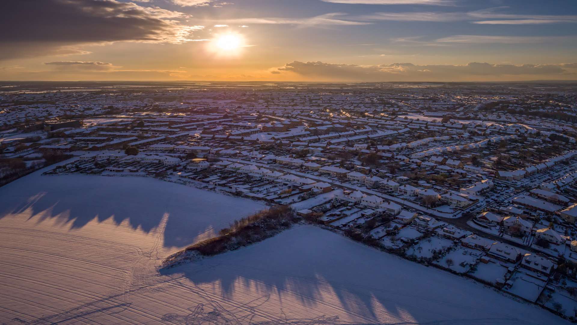 Thong Lane from above. Picture: Creative Sky