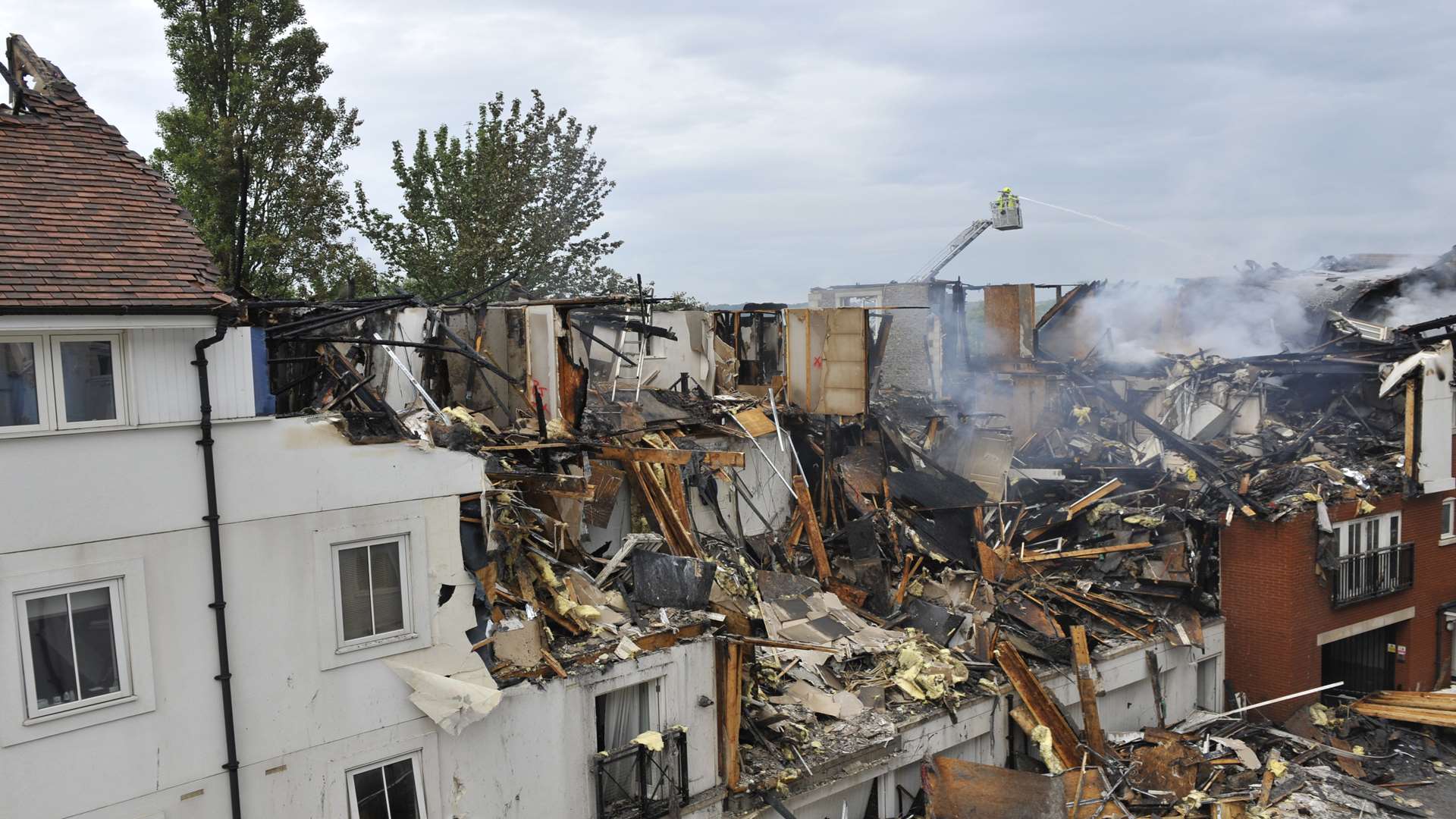 The devastation of the Tannery estate fire