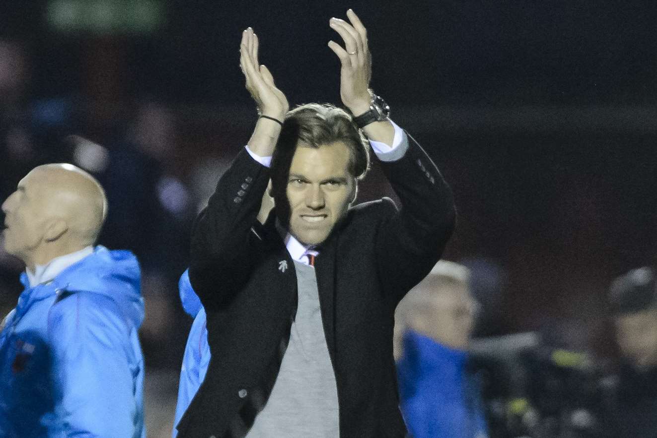 Ebbsfleet boss Daryl McMahon Picture: Andy Payton