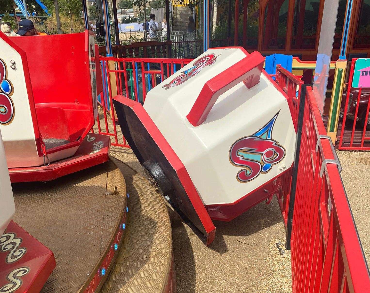 The detached teacup at Dreamland in Margate. Picture: Kate Davies