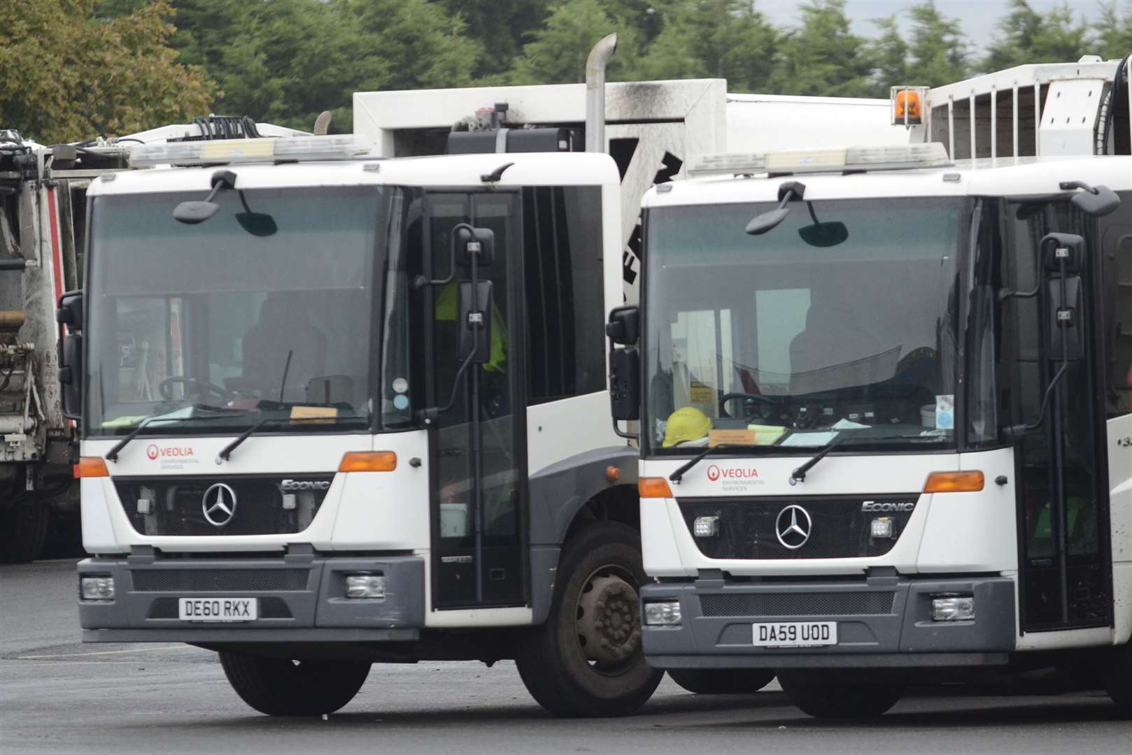 The rubbish in Dover district is picked up by contractors Veolia