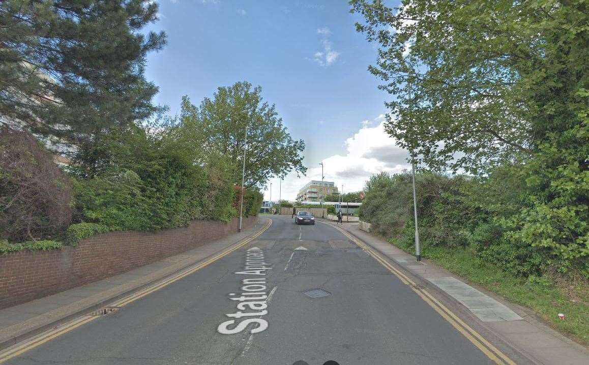 The man was spotted in Station Approach, Dartford. Picture: Google Maps