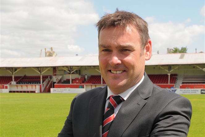 Ebbsfleet United manager Steve Brown Picture: Steve Crispe