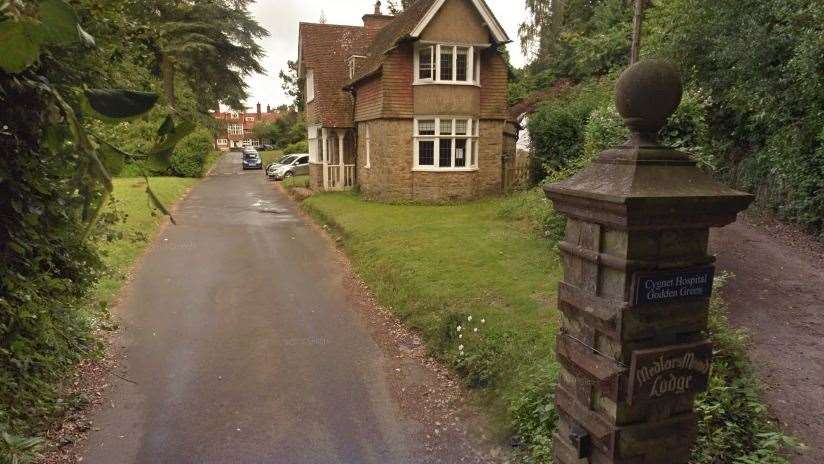 The entrance to Cygnet Hospital Godden Green Picture: Google