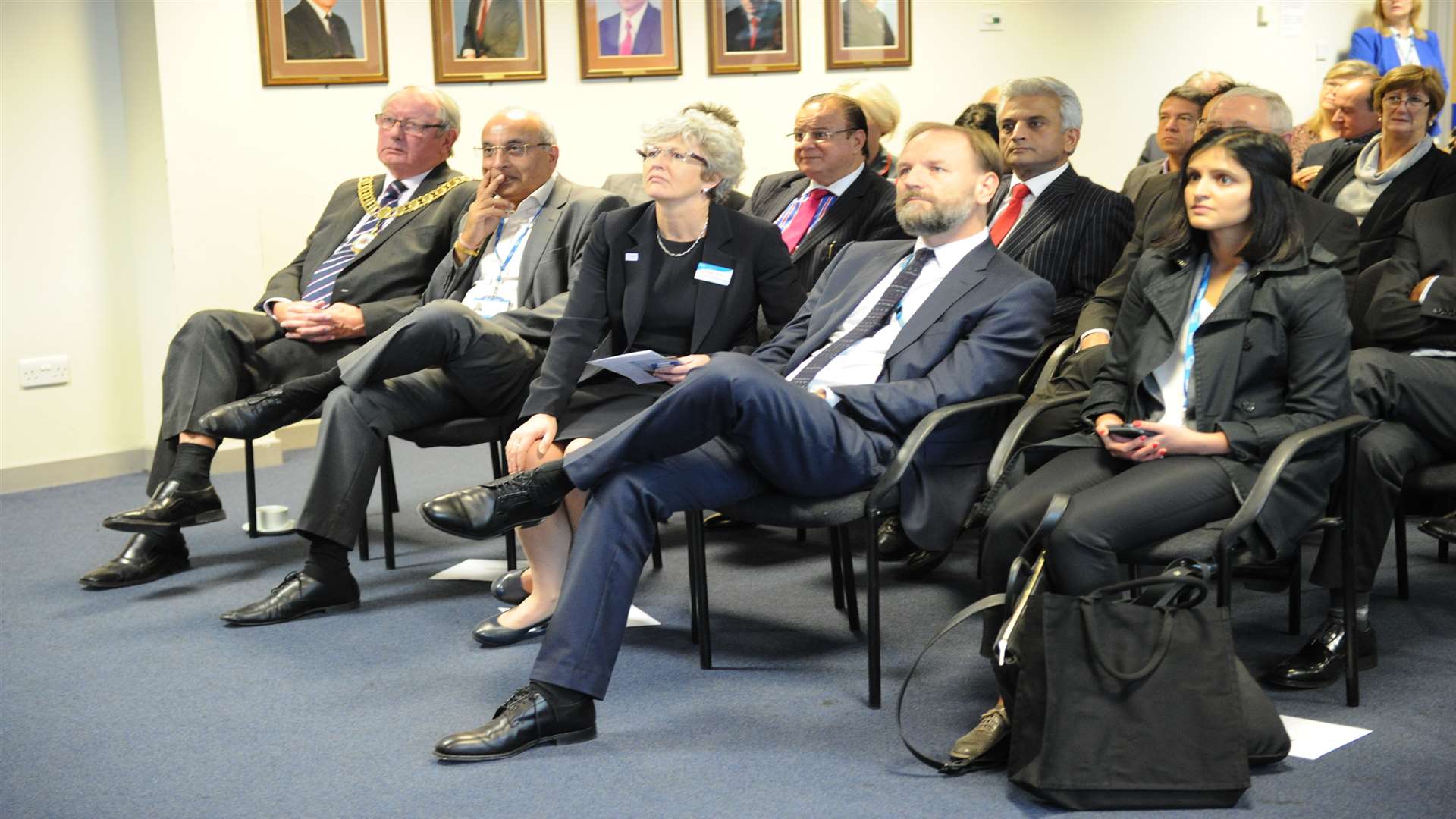 Darent Valley Hospital, Dartford, at the opening of the new centre.