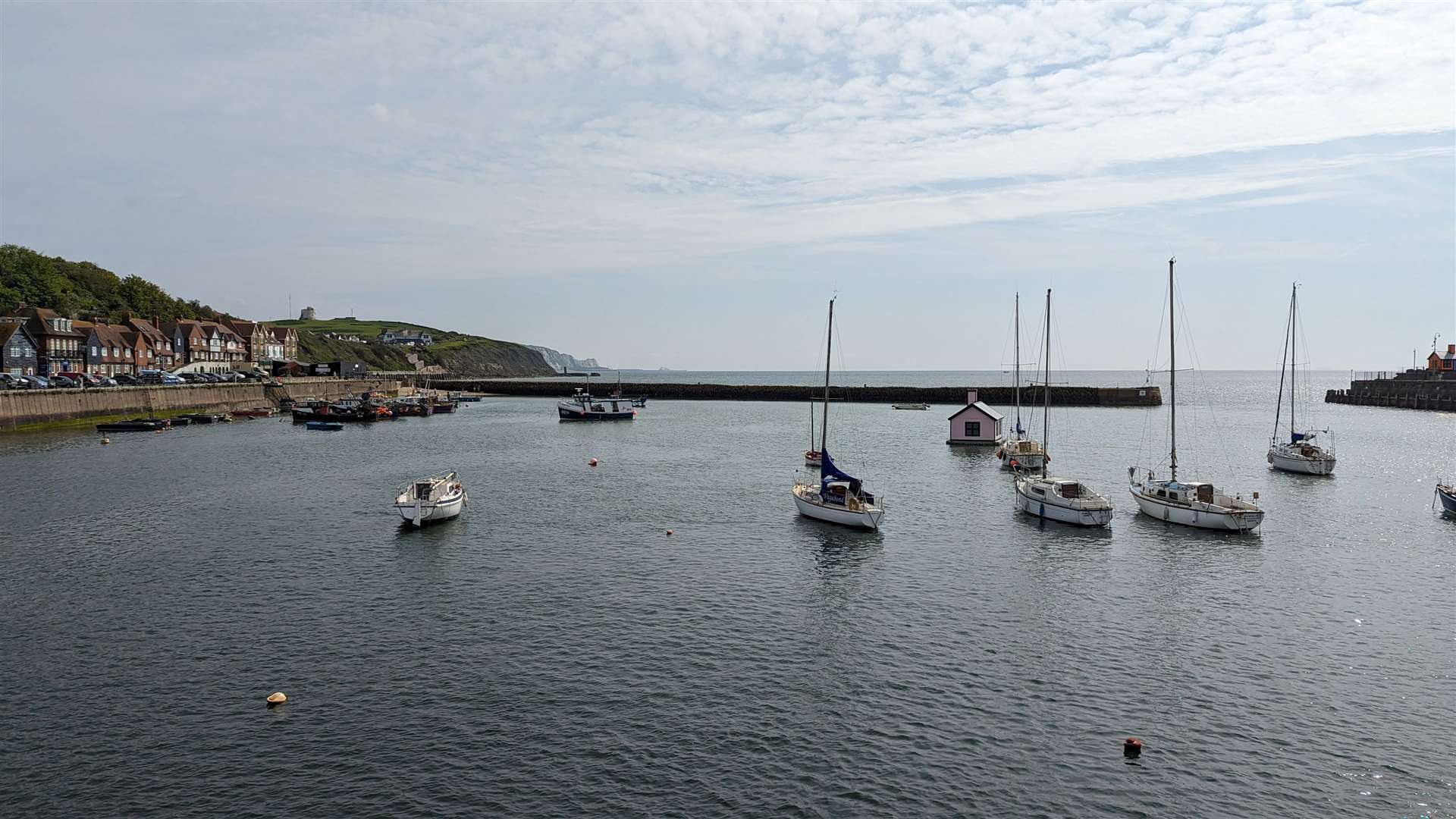 The harbour at Folkestone