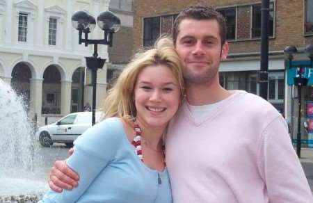 Joss in Dover with her brother Daniel. Picture: GRAHAM TUTTHILL