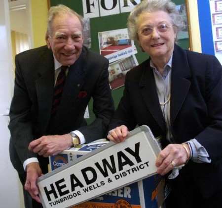 MICHAEL AND PAM MUNRO: now helping to organise a Buy a Brick project. Picture: MATT WALKER