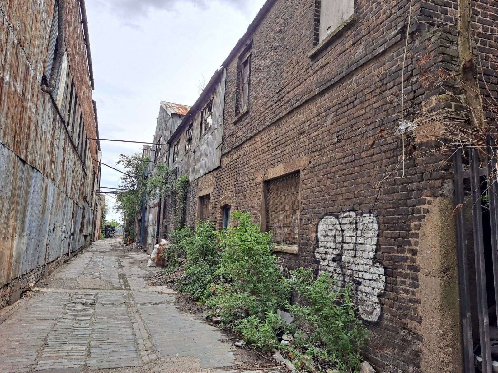 The site next to the Canal Basin, Gravesend, which is proposed to become Albion Waterside