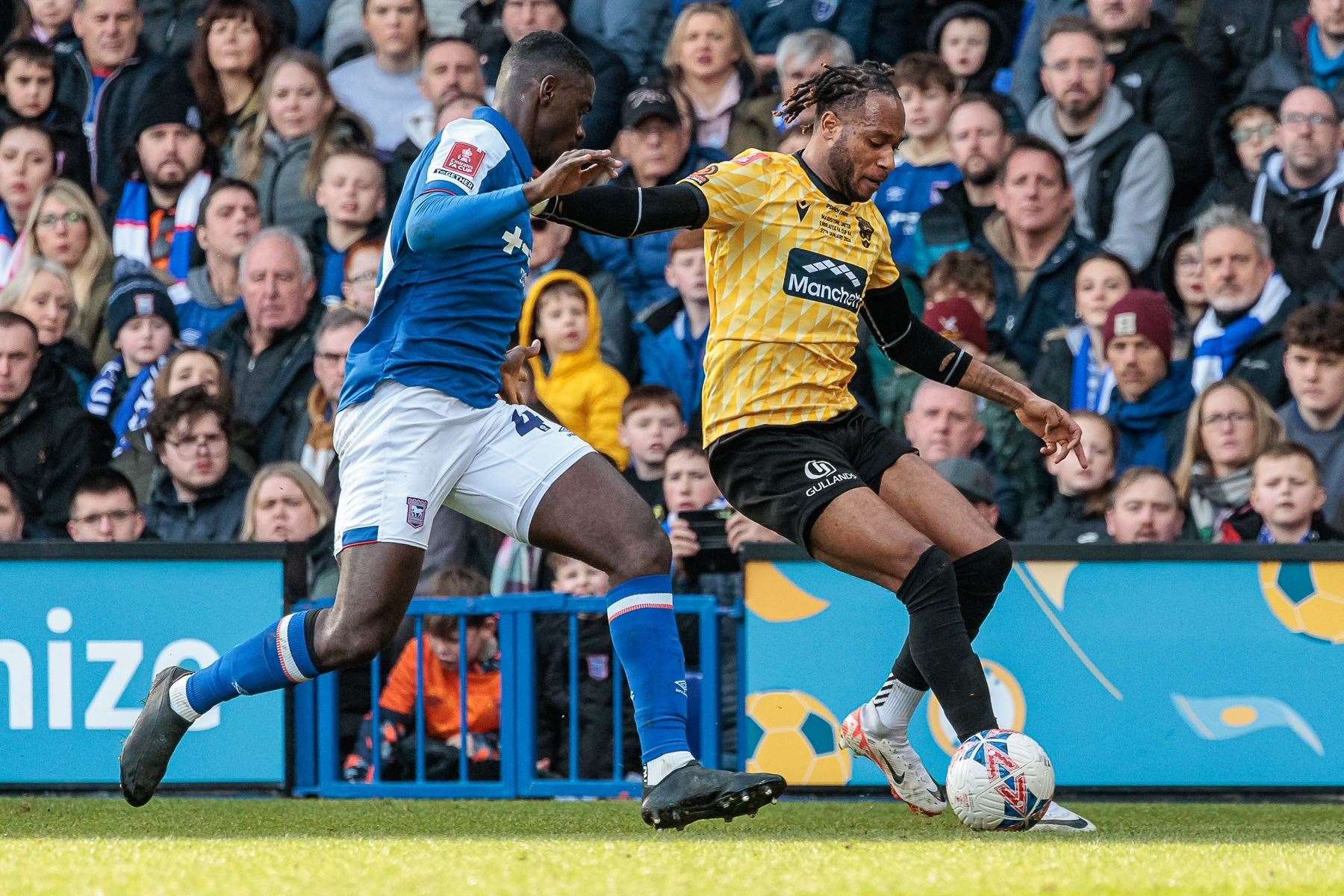 Lamar Reynolds, right, has joined Greenock Morton. Picture: Helen Cooper