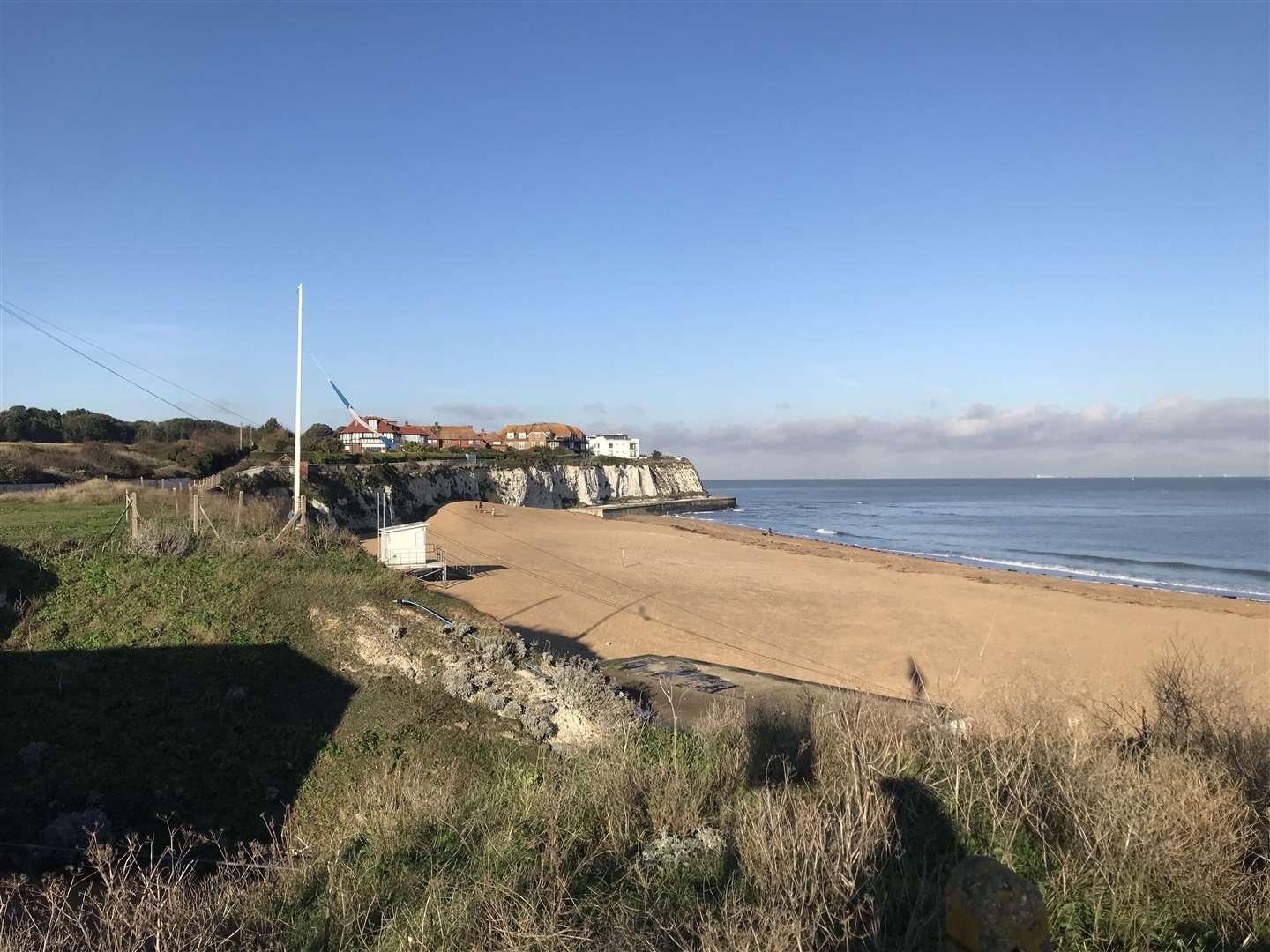 The view overlooking Joss Bay