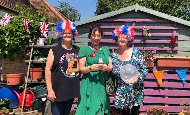 (Left) Head chef, Sarah Pambour, with Jayne Springate, from HCA and Ellen Neville. Picture: Sarah Pambour