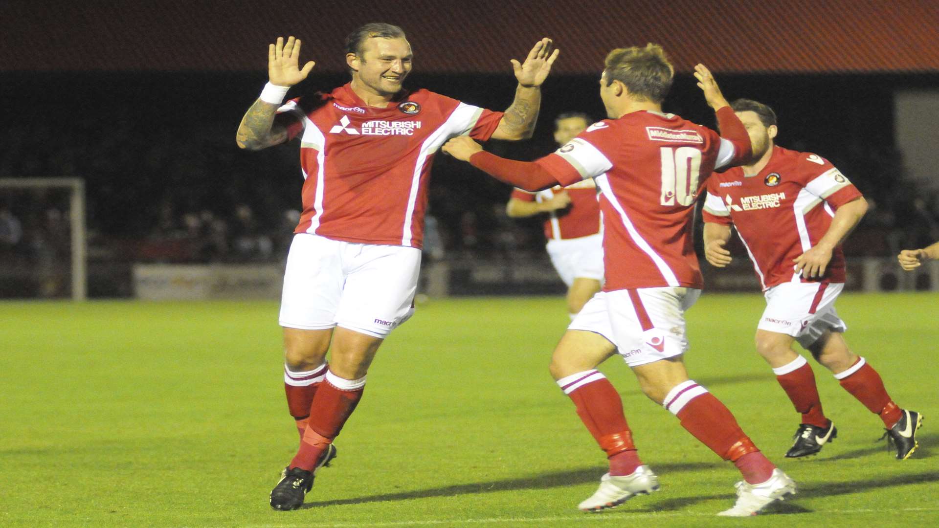 Danny Kedwell's goal at Whitehawk was his 13th of the season Picture: Steve Crispe