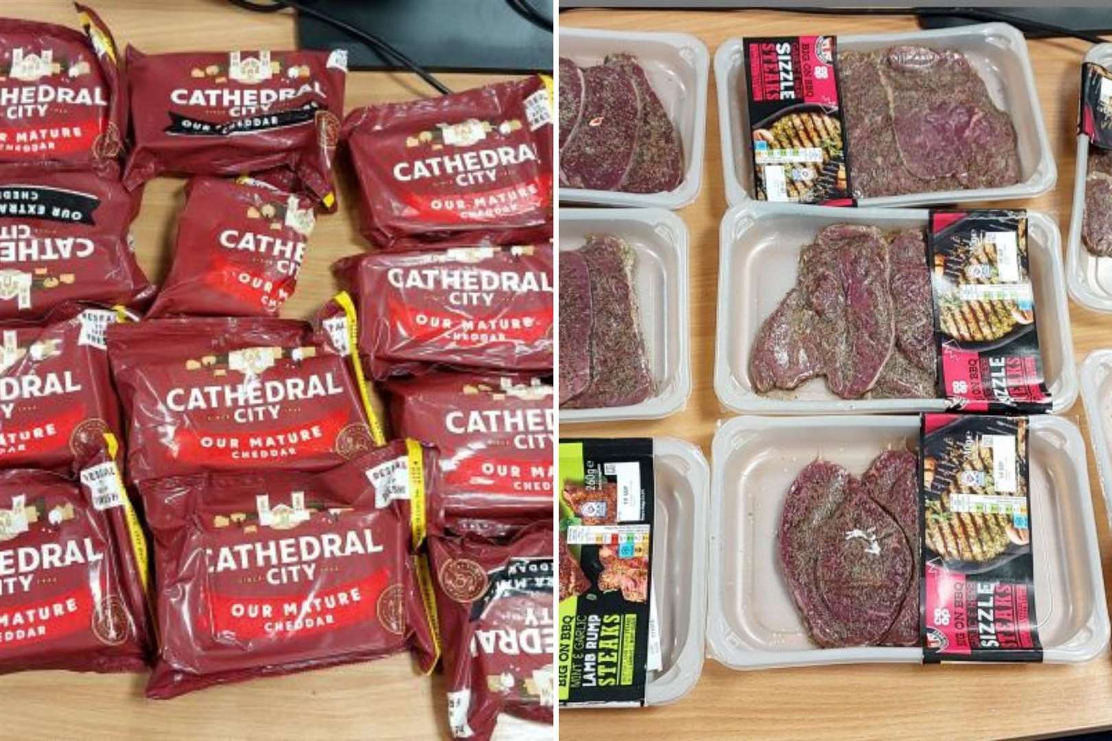 Two people have been arrested on suspicion of stealing meat and cheese from a Co-op in Maidstone. Picture: Kent Police