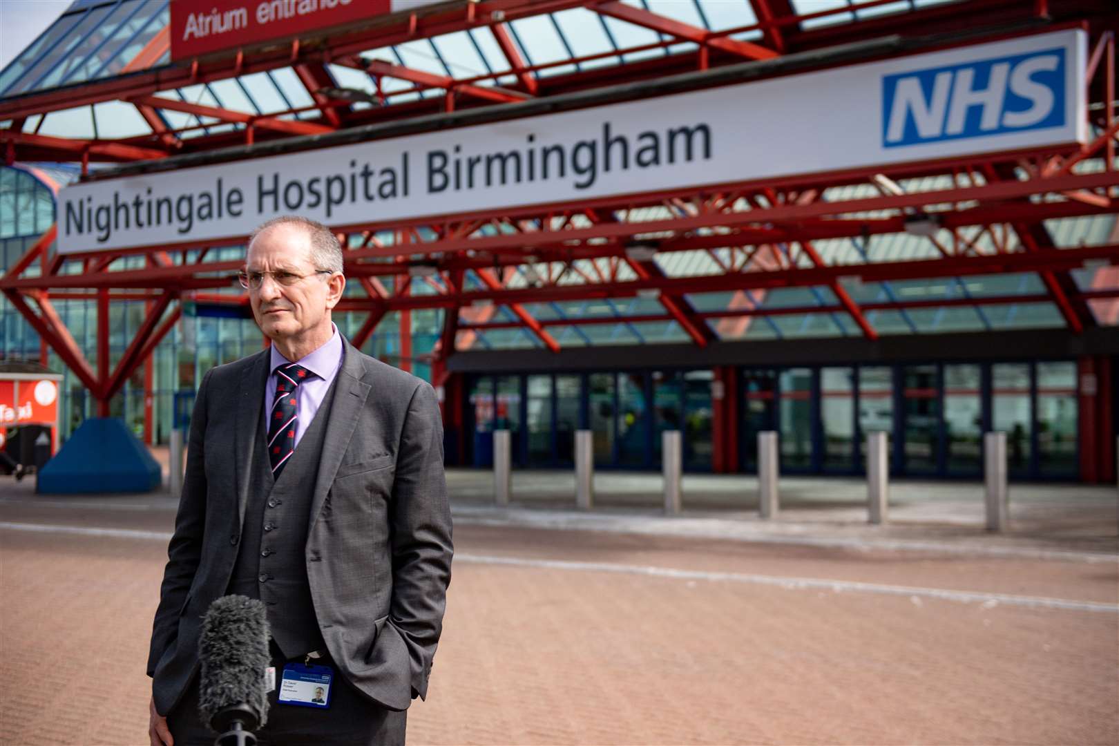 Dr David Rosser, chief executive of University Hospitals Birmingham NHS Trust (Jacob King/PA)