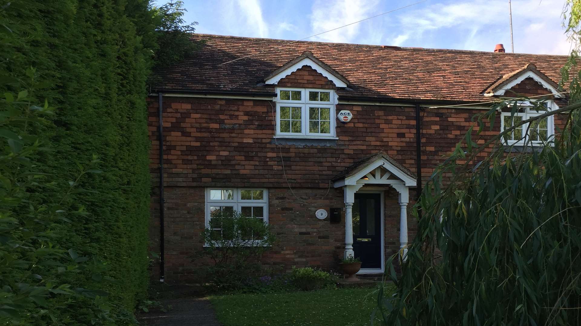 Cllr Tony Searles' home in Egerton Avenue