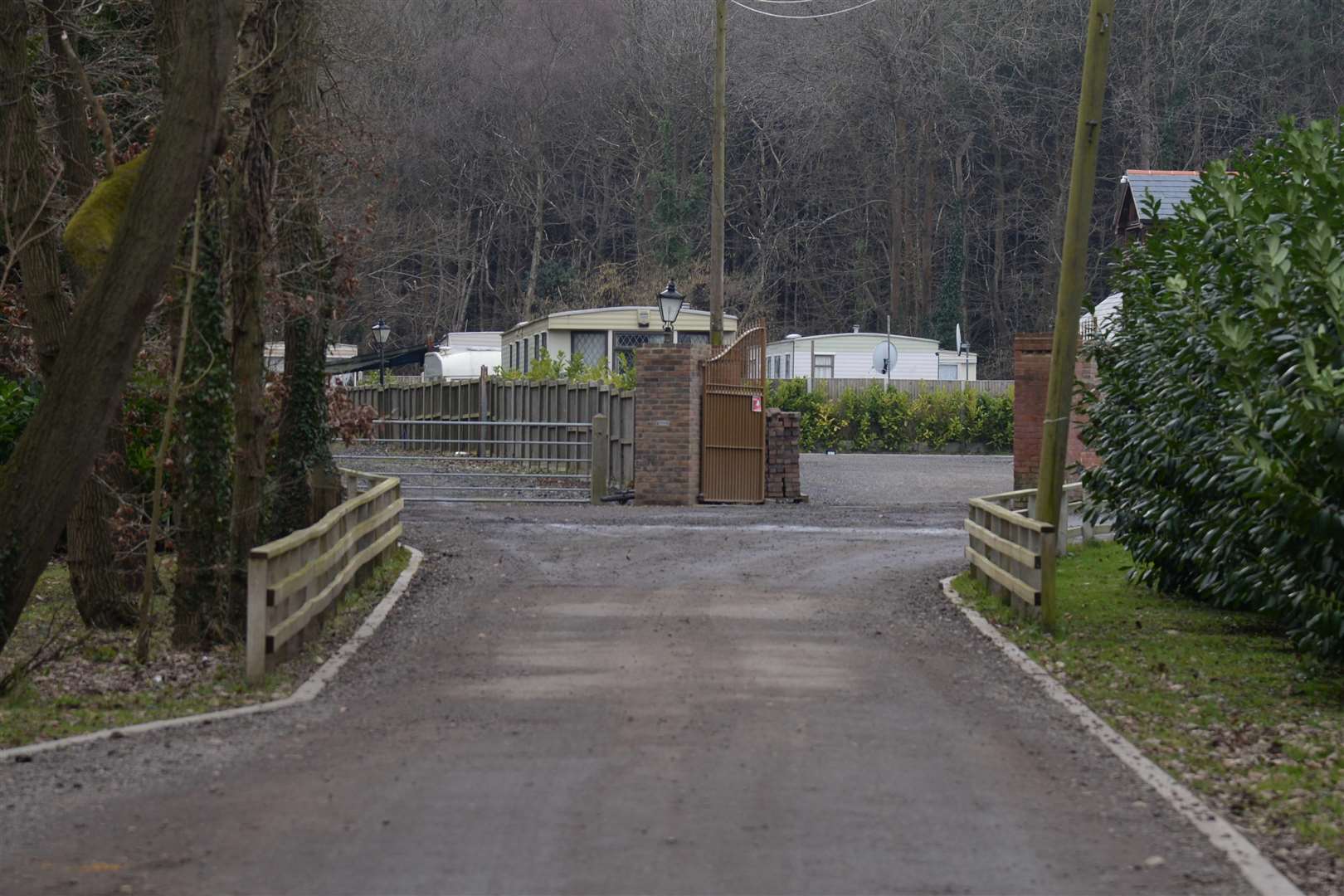 The Brotherhood Wood traveller site, near Dunkirk. Picture: Chris Davey.