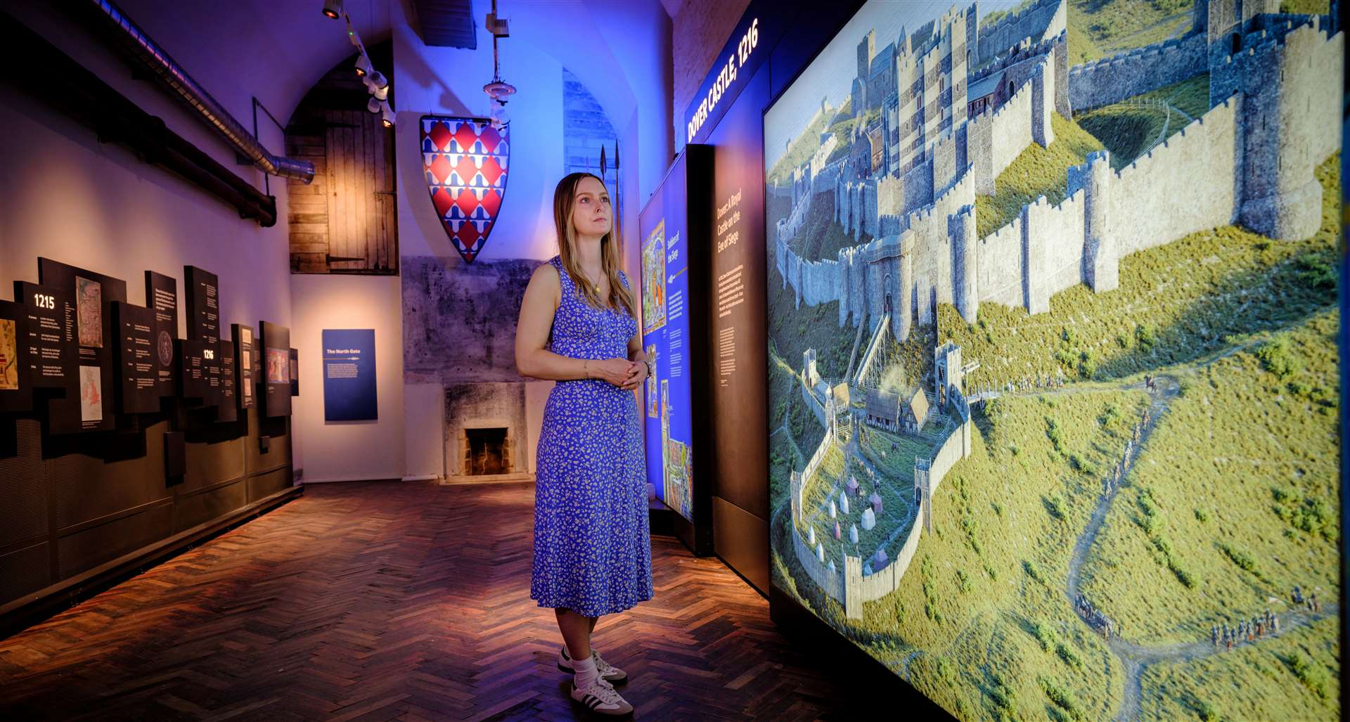 A digital model by English Heritage of Dover Castle's original form took 800 hours to make. Picture: English Heritage