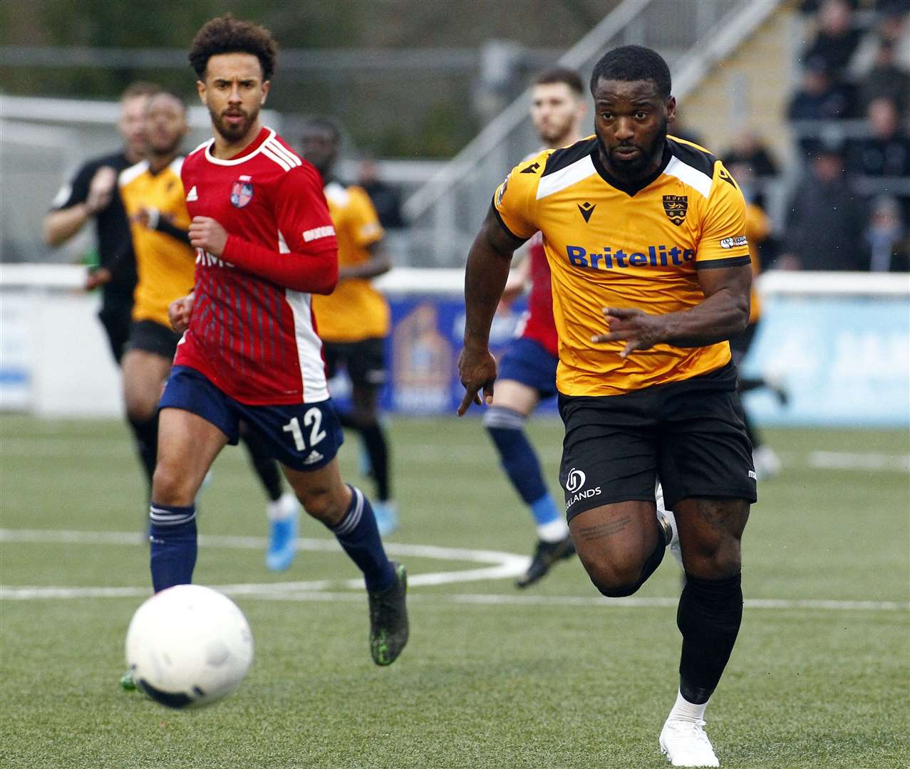 Ibby Akanbi has left Maidstone Picture: Sean Aidan