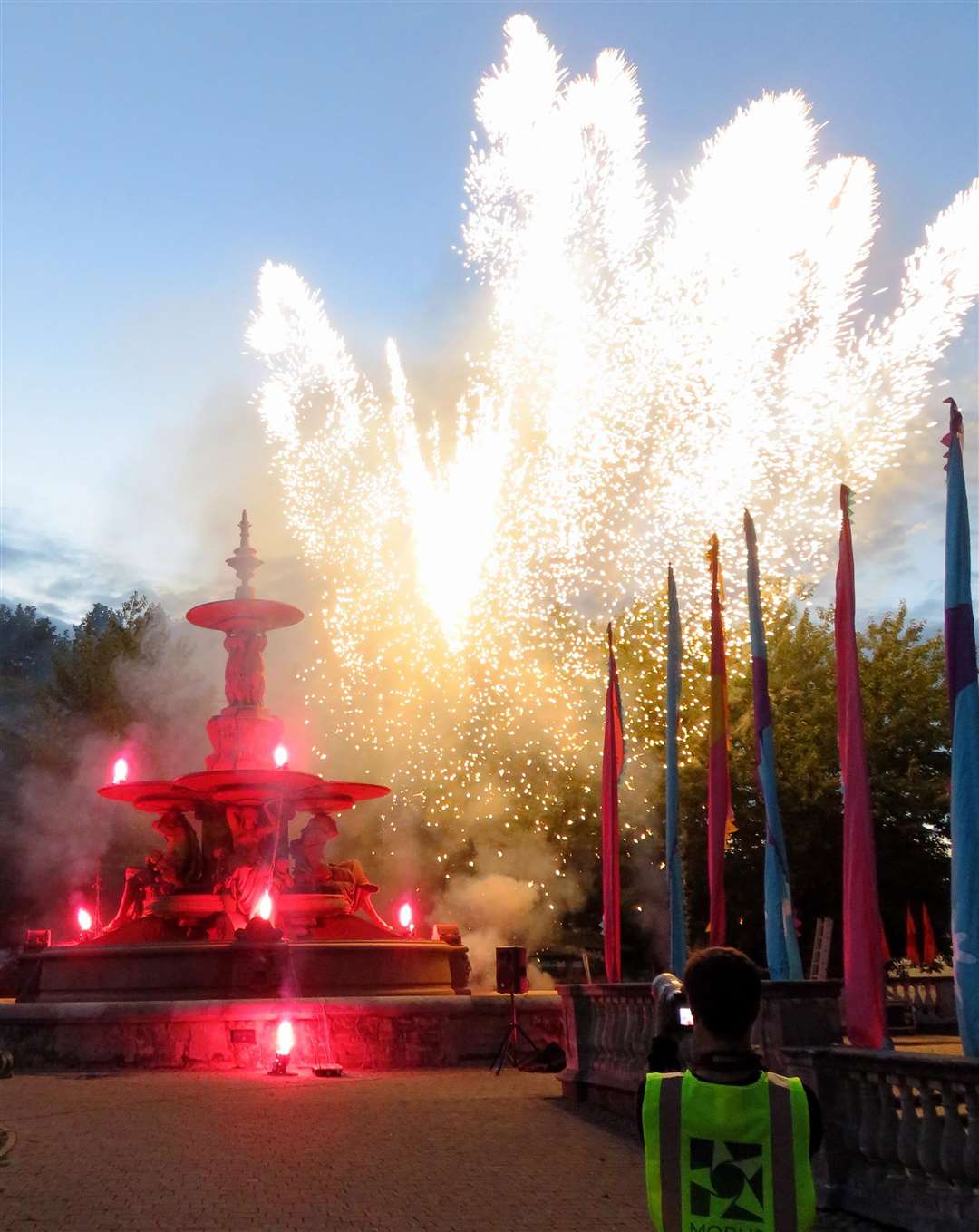 Fireworks at last year's event. Picture: Andy Clark